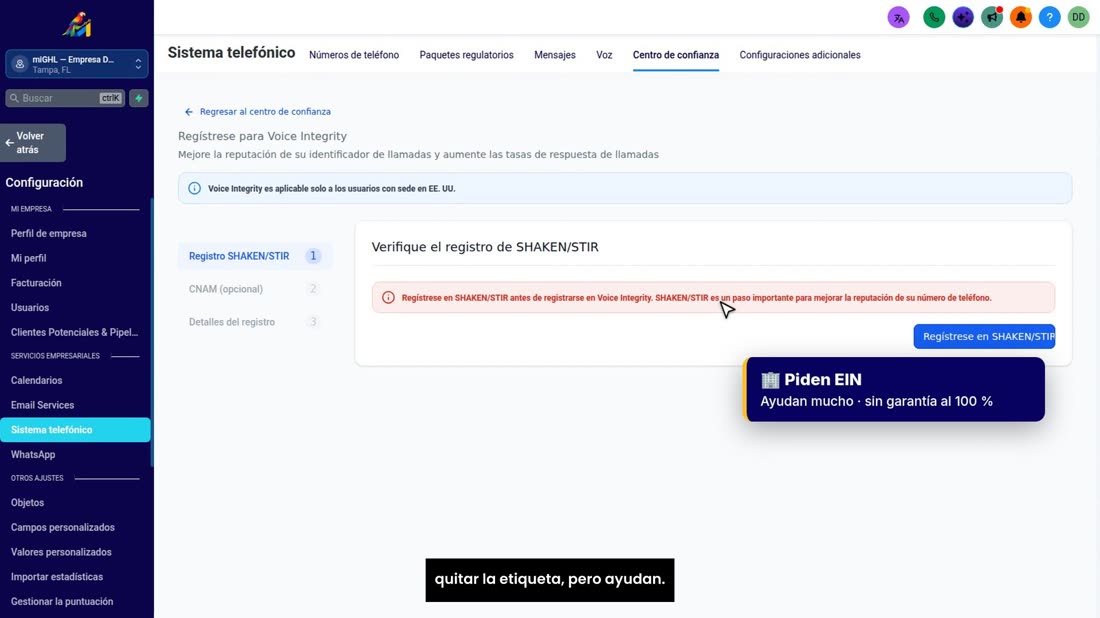 Los tres piden EIN, y ninguno garantiza al cien por cien quitar la etiqueta, pero ayudan.