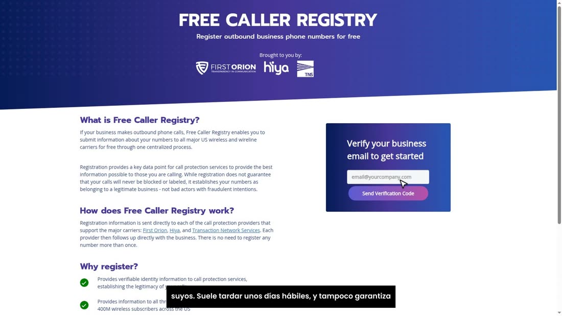 Verifica su correo, pone sus datos y sus números, solo los suyos. Suele tardar unos días hábiles, y tampoco garantiza na