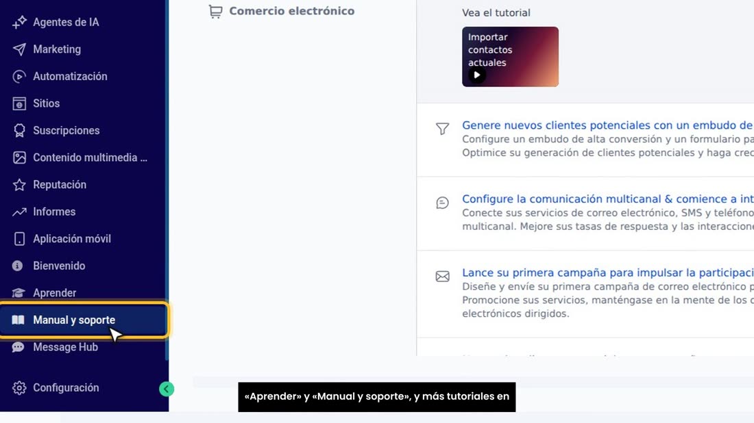Y no está solo: con miGHL esto ya le viene listo. Aquí tiene «Aprender» y «Manual y soporte», y más tutoriales en mighl.