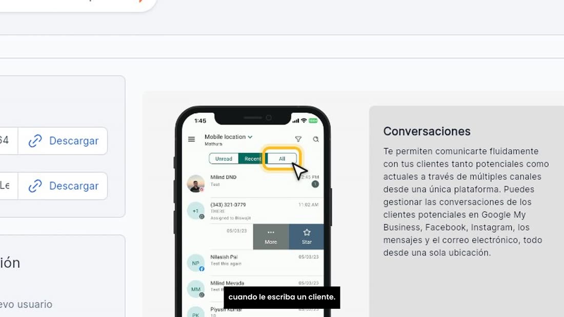 Y permita las notificaciones, para que el celular le avise cuando le escriba un cliente.