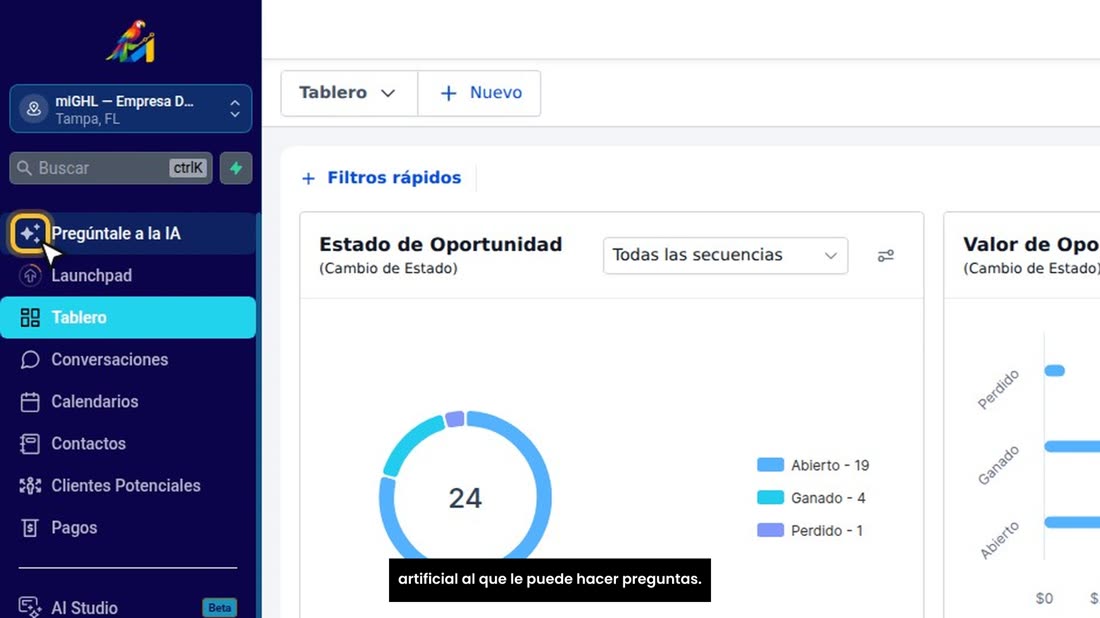 «Pregúntale a la IA» es un ayudante con inteligencia artificial al que le puede hacer preguntas.