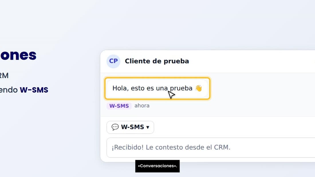 Desde ahora, los SMS que le lleguen a ese teléfono entran en «Conversaciones».