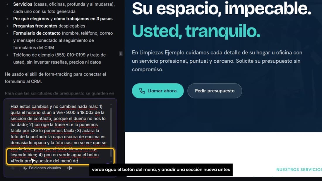 Le pedimos cinco cosas: quitar el horario inventado, corregir la frase mal escrita, aclarar la foto de la portada, poner