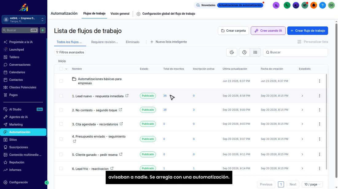 Pero ojo, que aquí está la trampa: el contacto se crea, y nadie se entera. Nos pasó: páginas con formulario que no avisa