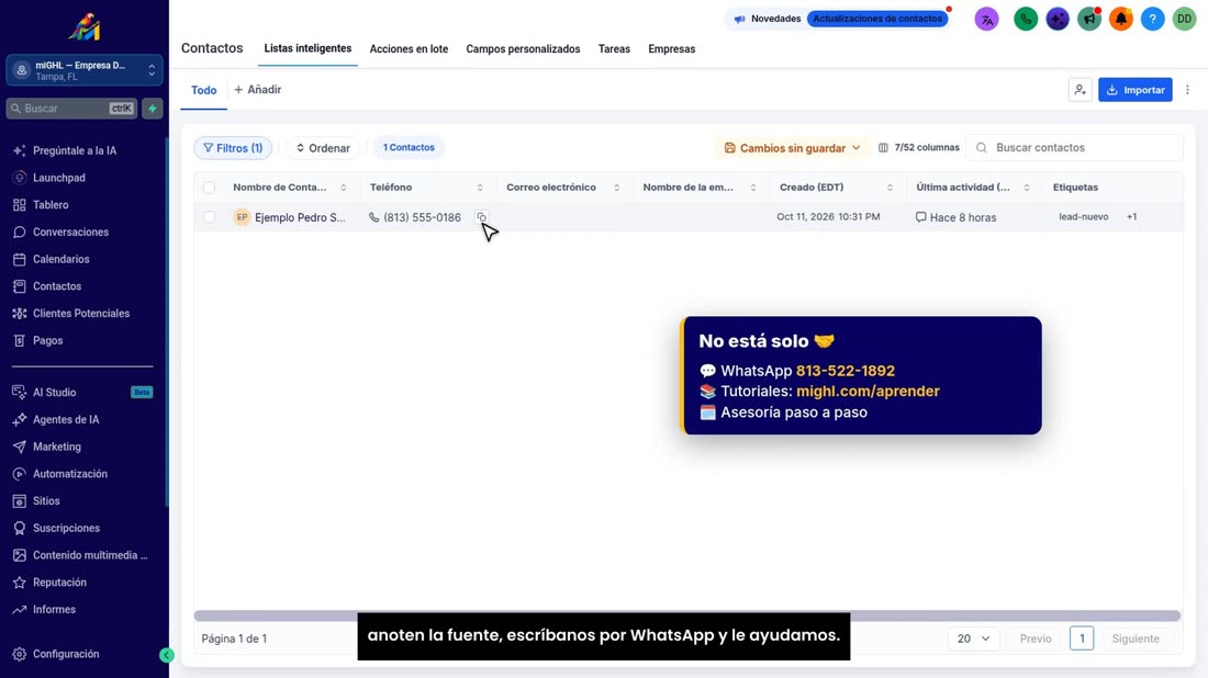 Y no está solo: si quiere que sus anuncios y formularios anoten la fuente, escríbanos por WhatsApp y le ayudamos.