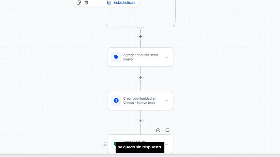 …y le manda un mensaje de bienvenida. Así ningún cliente nuevo se queda sin respuesta.