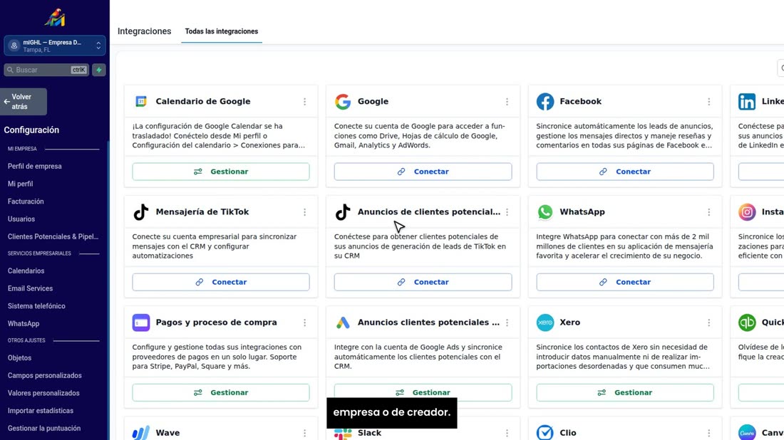 Para Instagram, su cuenta tiene que ser profesional: de empresa o de creador.