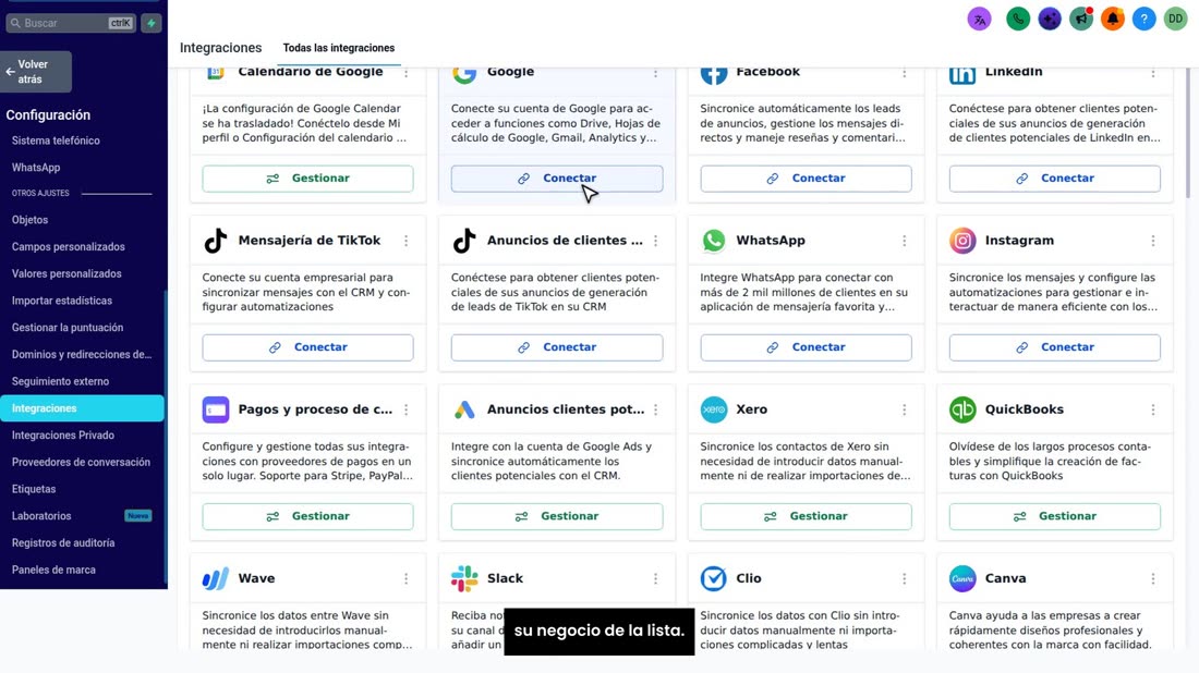 Google le pide permisos: pulse «Permitir». Y al volver, elija su negocio de la lista.