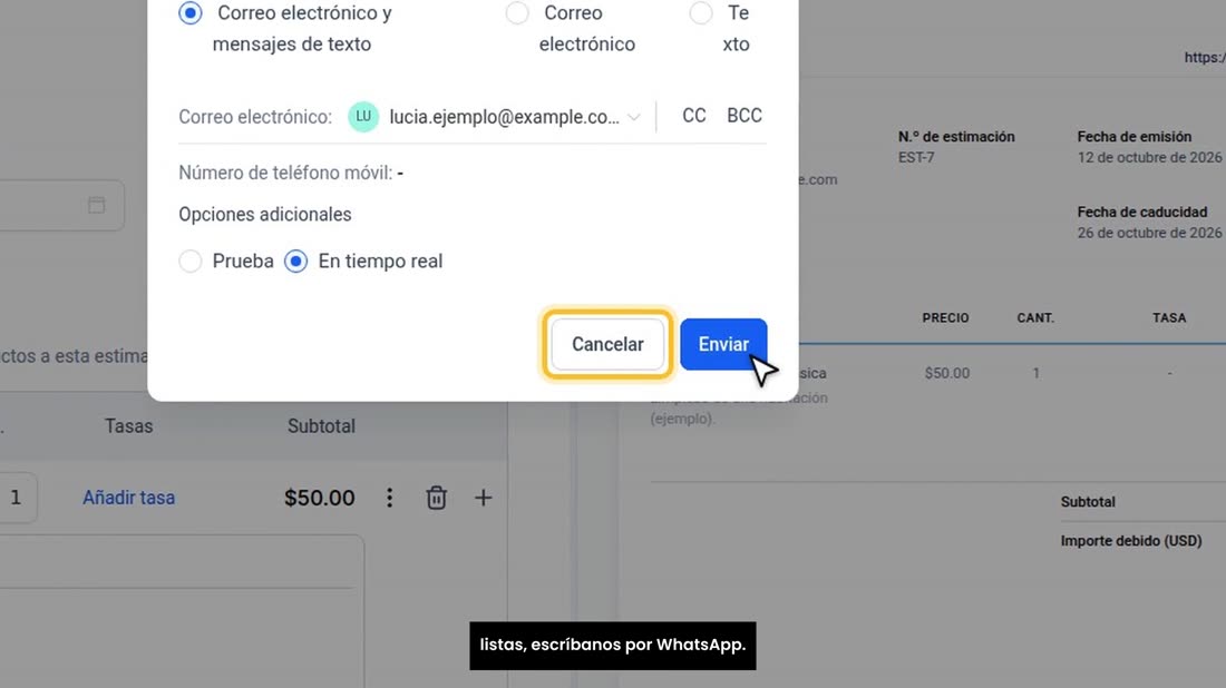 Aquí también cancelo. Si quiere ayuda para dejar sus facturas listas, escríbanos por WhatsApp.