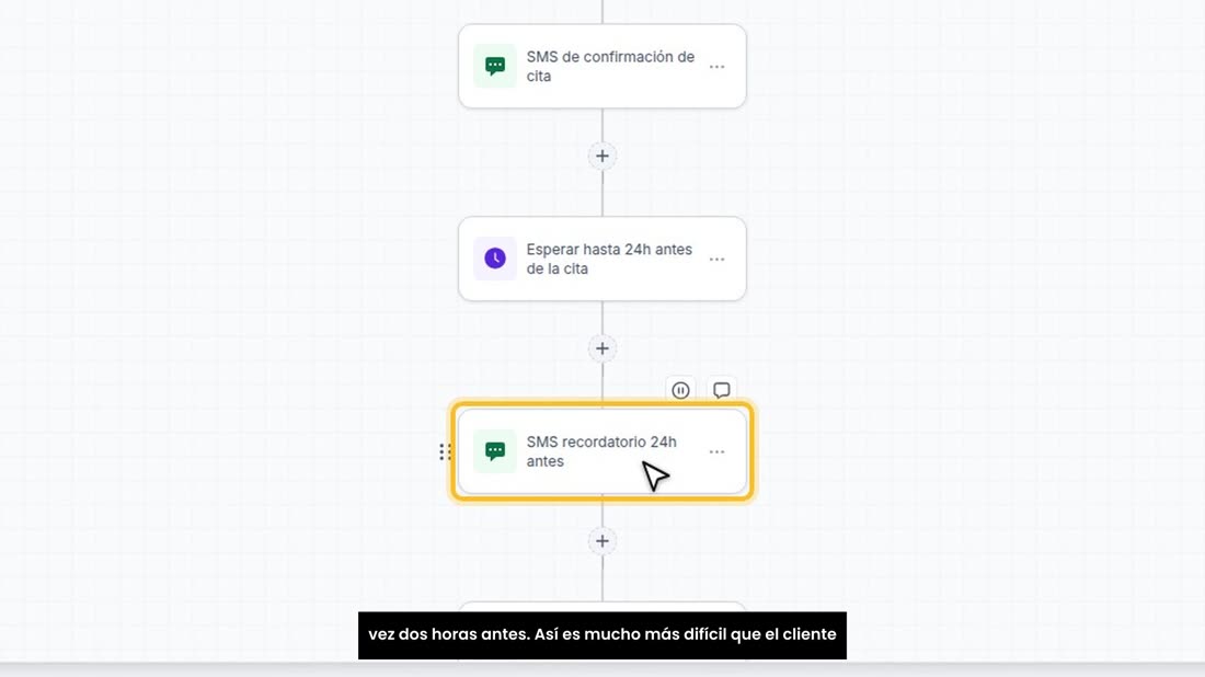 Confirma al momento, recuerda la cita 24 horas antes, y otra vez dos horas antes. Así es mucho más difícil que el client