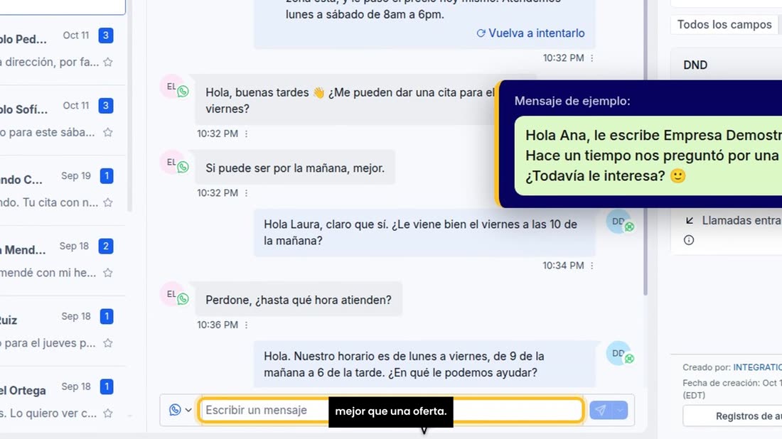 Una pregunta sencilla, como «¿Todavía le interesa?», funciona mejor que una oferta.