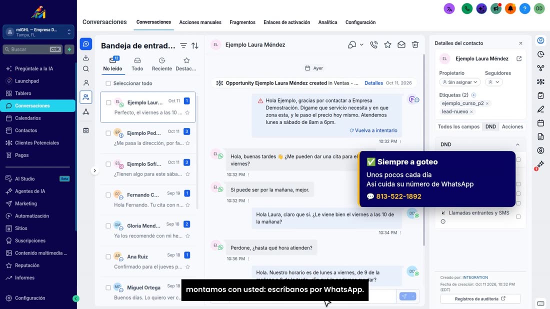 Y recuerde: si son muchos, escríbales siempre a goteo, unos pocos cada día, para cuidar su WhatsApp. Si quiere, se lo mo