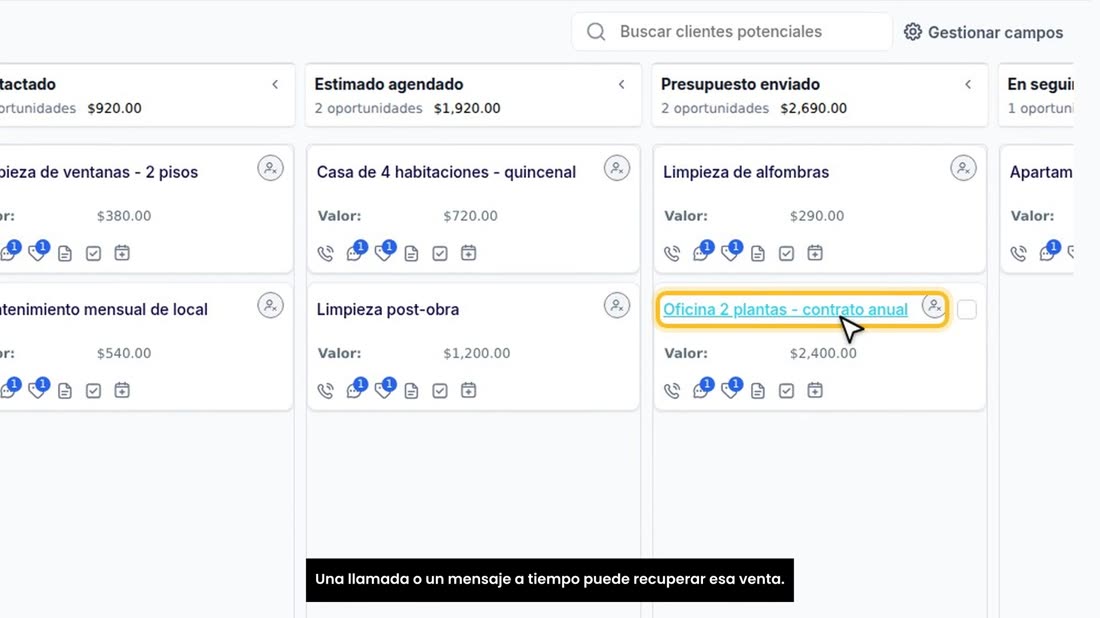 Los que llevan días ahí son personas que ya mostraron interés. Una llamada o un mensaje a tiempo puede recuperar esa ven