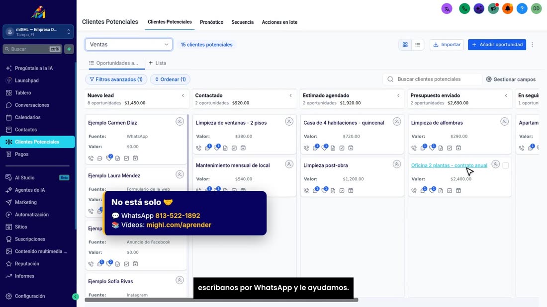 Si quiere que le dejemos el tablero a la medida de su negocio, escríbanos por WhatsApp y le ayudamos.