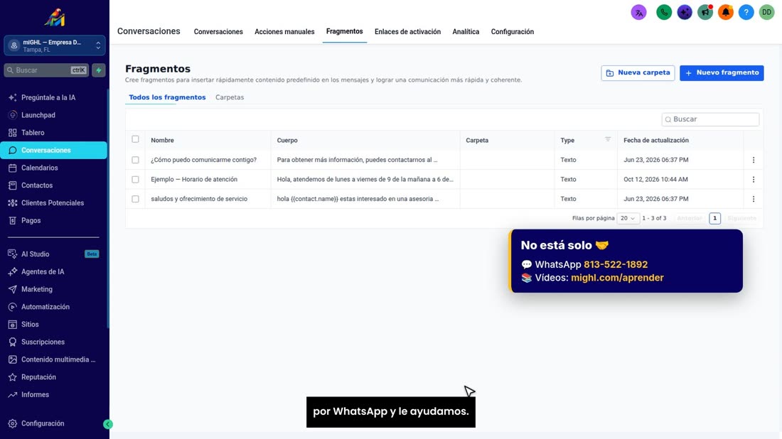 Si quiere que le preparemos sus respuestas rápidas, escríbanos por WhatsApp y le ayudamos.