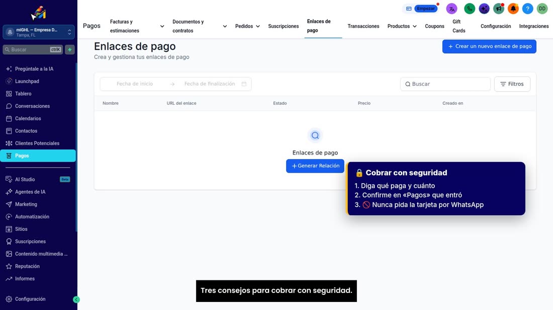Tres consejos para cobrar con seguridad.