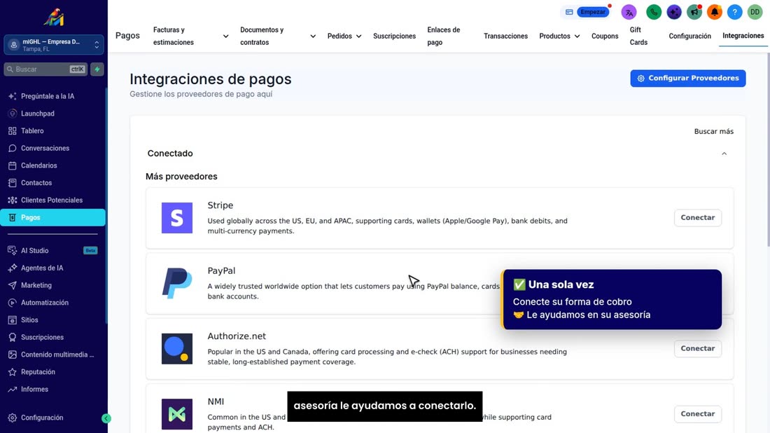 Se hace una sola vez. Si tiene dudas con este paso, en su asesoría le ayudamos a conectarlo.