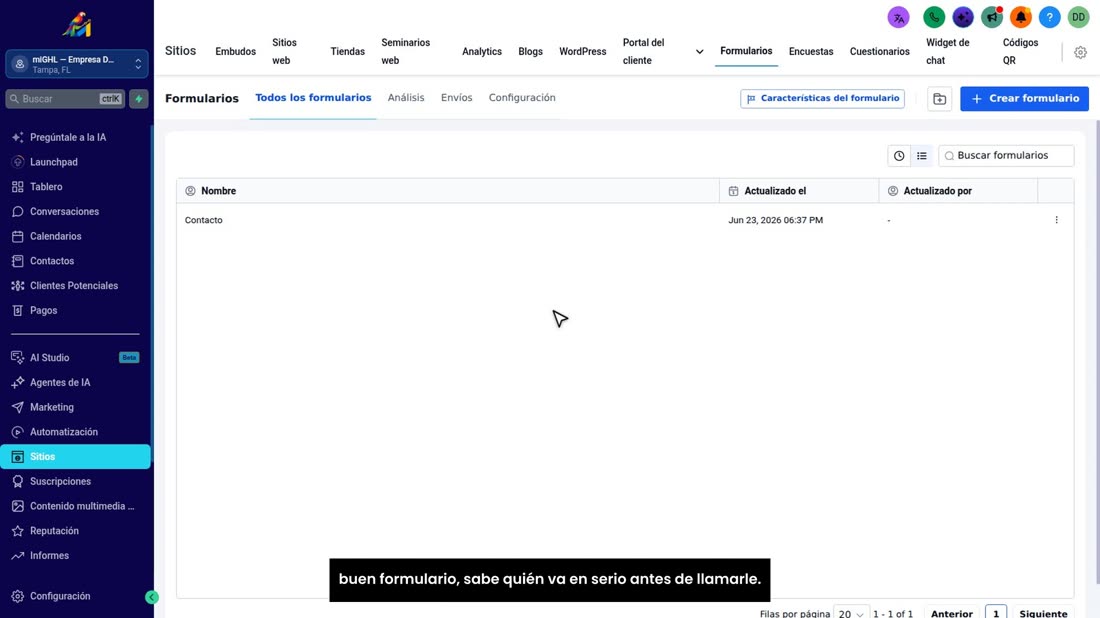 Hay gente que pide información y nunca va a comprar. Con un buen formulario, sabe quién va en serio antes de llamarle.